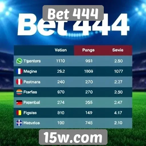 Comparativo de jogos oferecidos pelo Bet 444